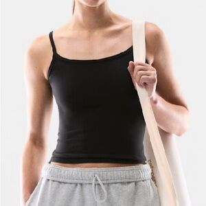 Aritzia Black Camisole Top BUTTER Essential Camisole